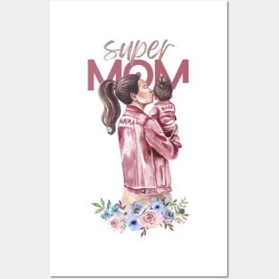 Super mom Posters and Art